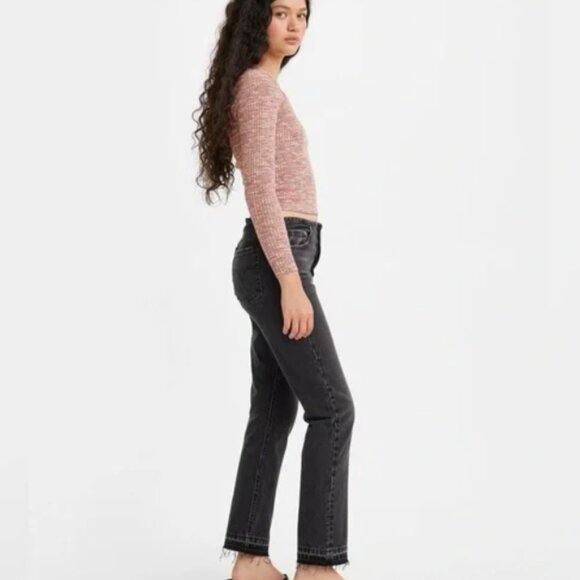 501 JEANS MINI WAIST WASTE NOT WANT NOT - Picture 3 of 3